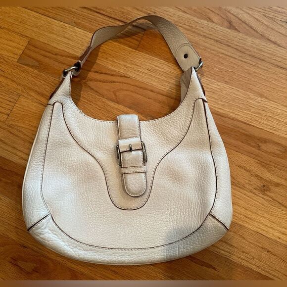 Michael kors pebble leather cream color shoulder bag - Picture 1 of 8